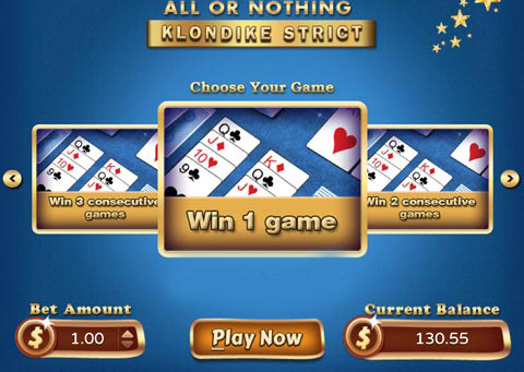 Lucky99 Mini Game All or Nothing Klondike Strict Solitaire is Ready to Play on Your Mobile Device. Lucky99 Mini Game All or Nothing Klondike Strict Solitaire is Ready to Play on Your Mobile Device.