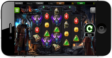 Casino Game Mobile Screen
