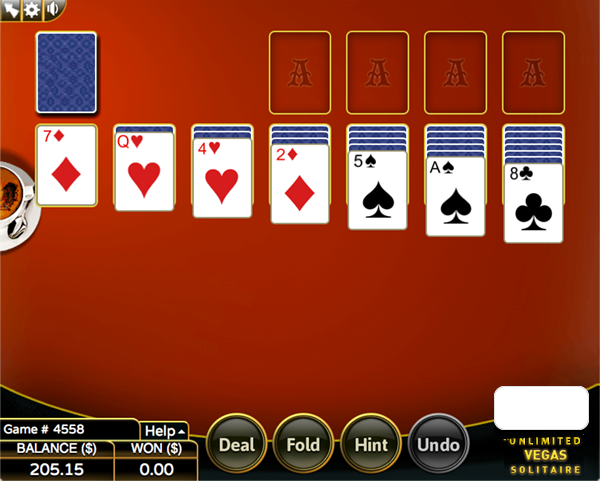 Screen Shot - Lucky99 Mini Game - Vegase Solitaire Screen Shot - Lucky99 Mini Game - Vegase Solitaire