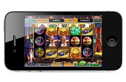 Casino Game Mobile Screen