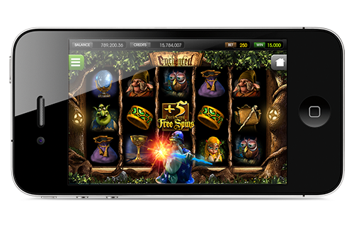 Casino Game Mobile Screen